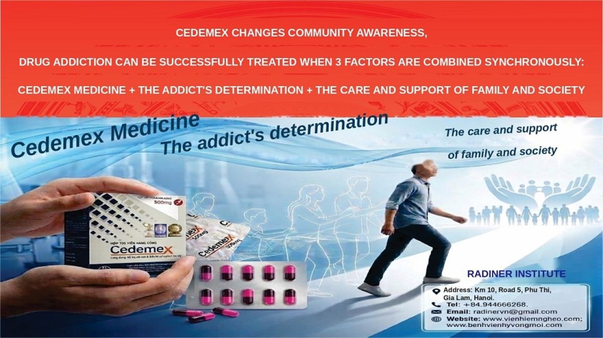 CEDEMEX IS THE ONLY MEDICINE CURRENTLY THAT CURES DRUG ADDICTION ORIGINATING FROM HERBS