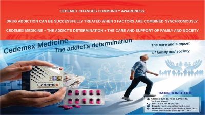 CEDEMEX IS THE ONLY MEDICINE CURRENTLY THAT CURES DRUG ADDICTION ORIGINATING FROM HERBS